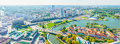 У Менск прыляцеў дрон